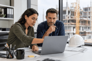 Construction professionals using AI to improve project documentation and construction operations